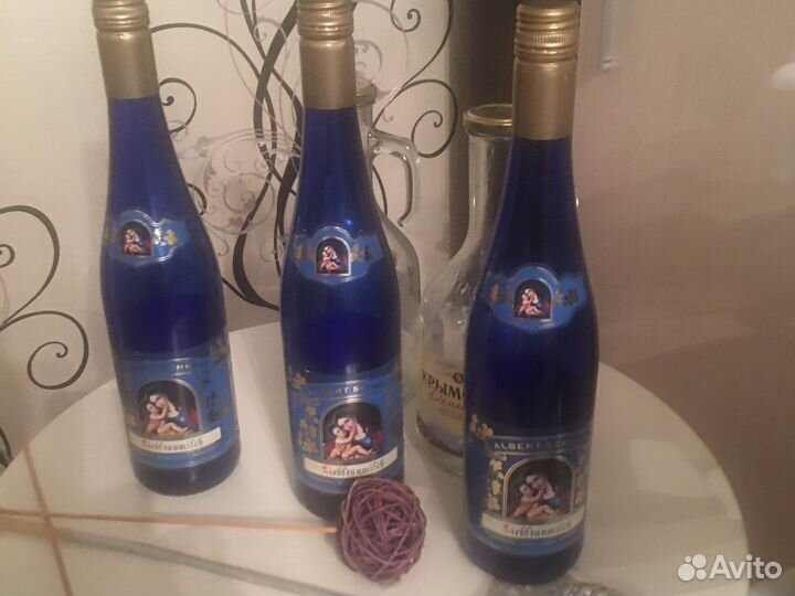 Бутылка стеклянная