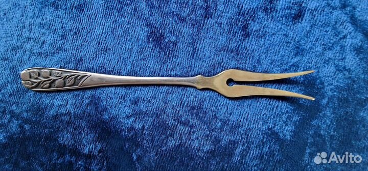 Серебро вилочка для лимона