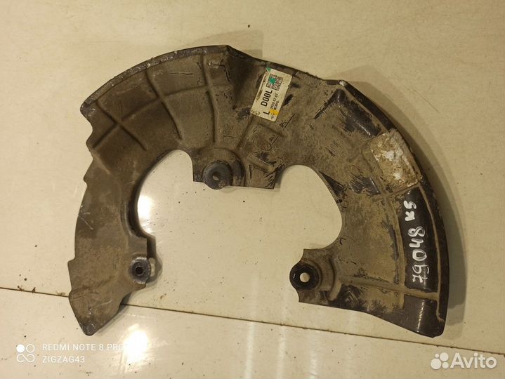 Кожух тормозного диска (передний, левый) (Kia K5)