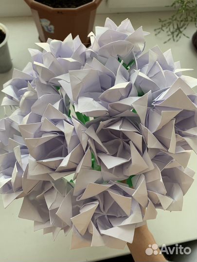 Букет из бумаги