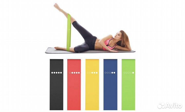 Фитнес резинка, резинка для фитнеса, эспандер, лат