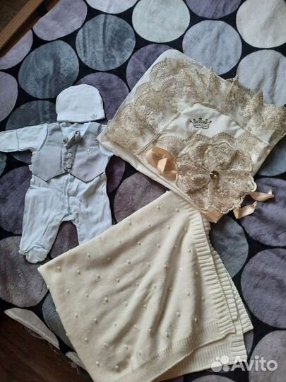 Комплект на выписку для мальчика