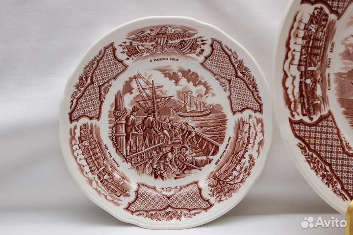 Фарфоровые тарелки Alfred Meakin, Англия