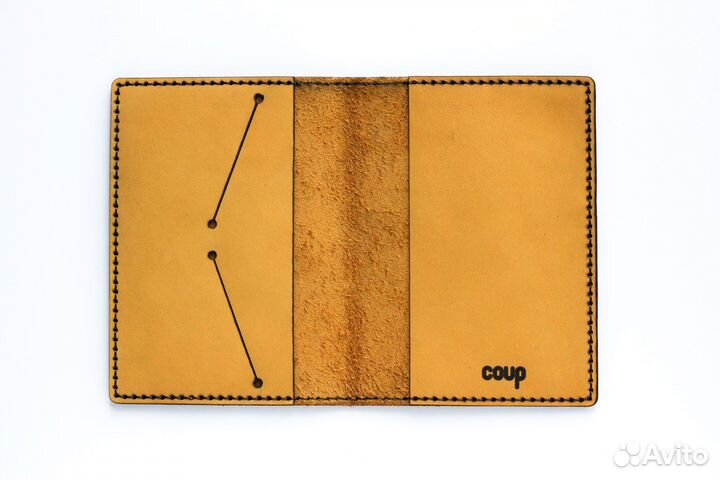 Кожаный чехол на паспорт