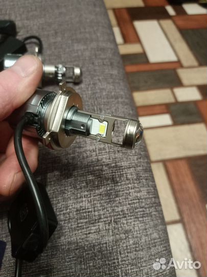 Светодиодные лампы h4 с линзой