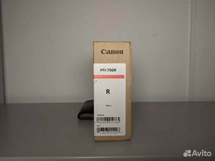 Картридж canon PFI-706R 6687B001 новый, оригинал