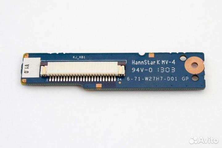 Плата разъем подключения клавиатуры 6-71-W27H7-D01