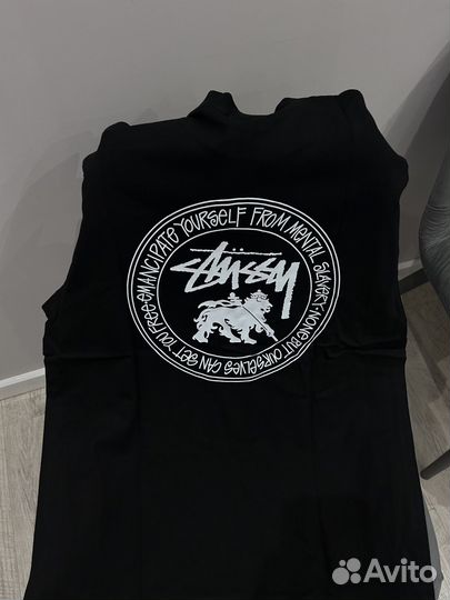 Футболка Stussy Polo black Tee оригинал