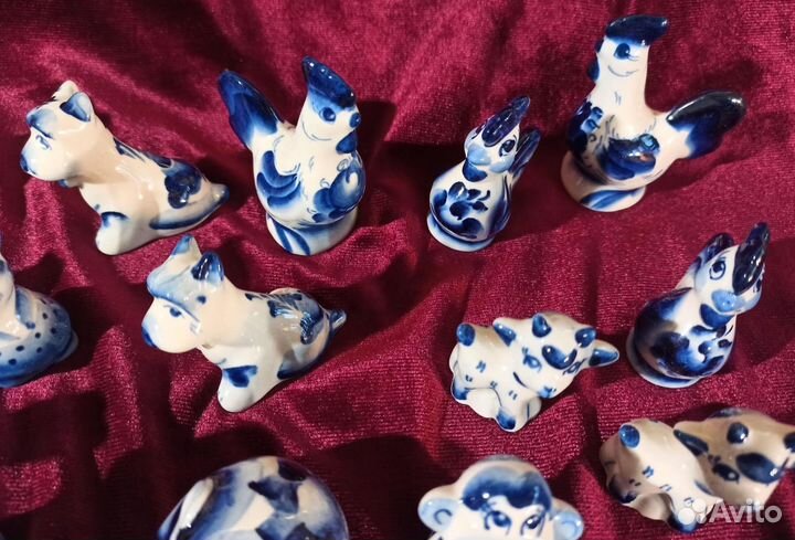 Гжель фигурка зодиак