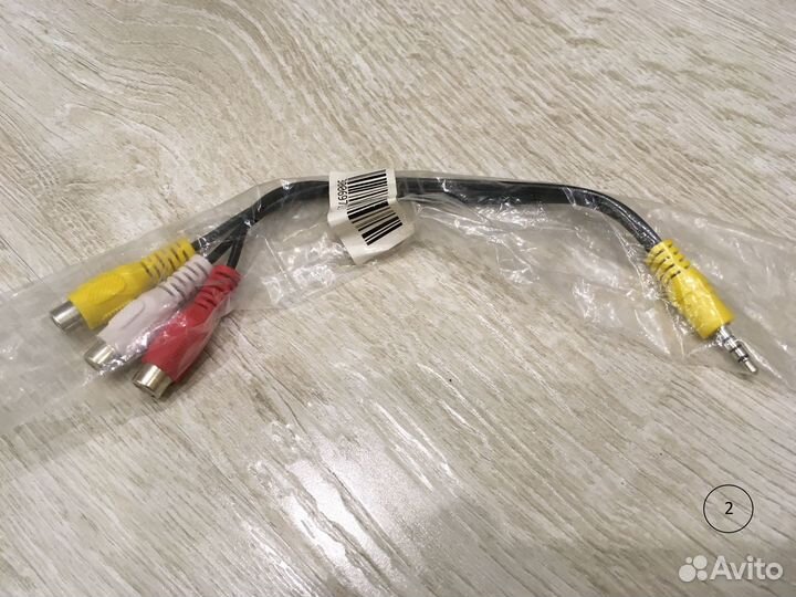 3 RCA аудио, видео кабель 3,5мм AUX штекер