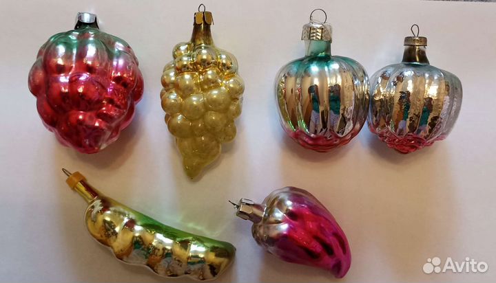 Елочные игрушки СССР