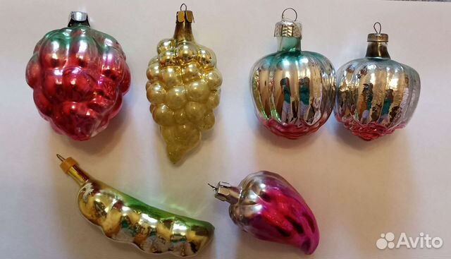 Елочные игрушки СССР