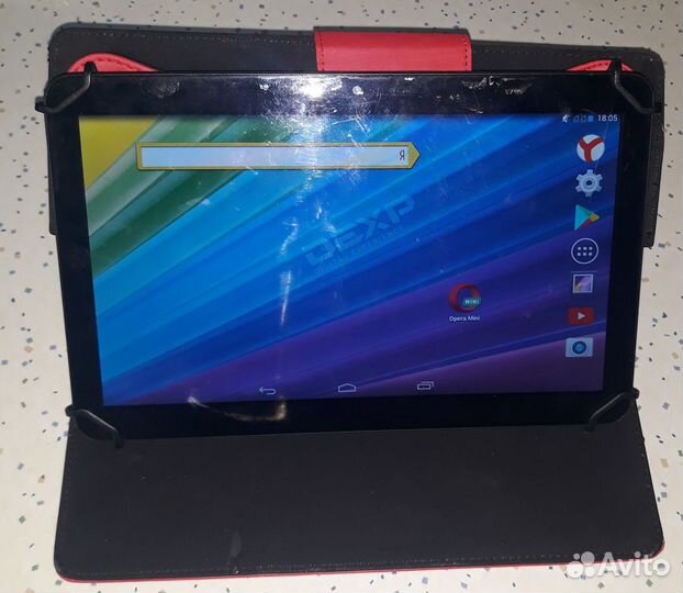 Планшетный пк dexp Ursus A210 c чехлом remax