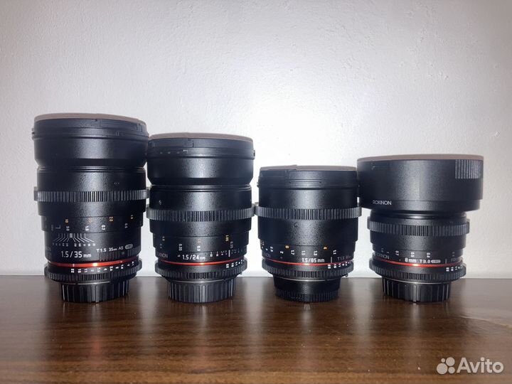 Samyang 8 24 35 85 набор идеал