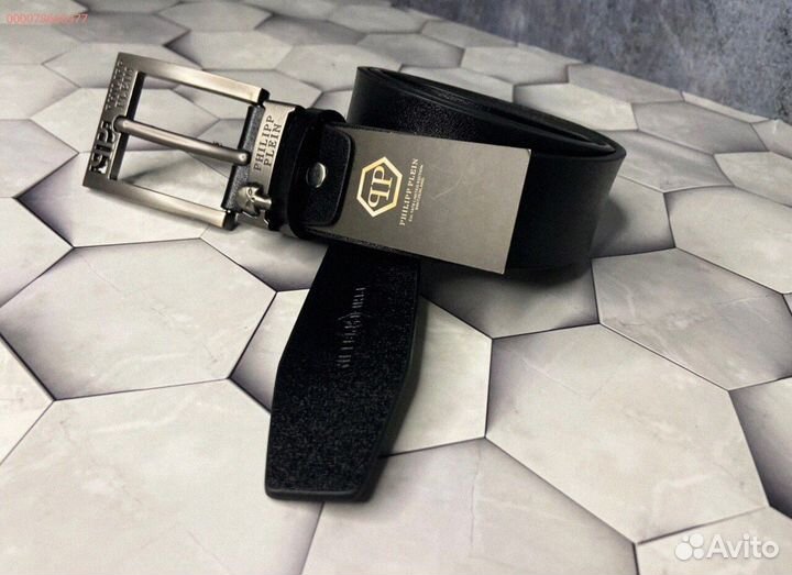 Кожаный Мужcой peмeнь Philipp Plein