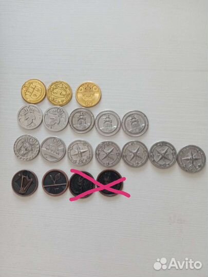 Монеты из Пятёрочки обмен продажа