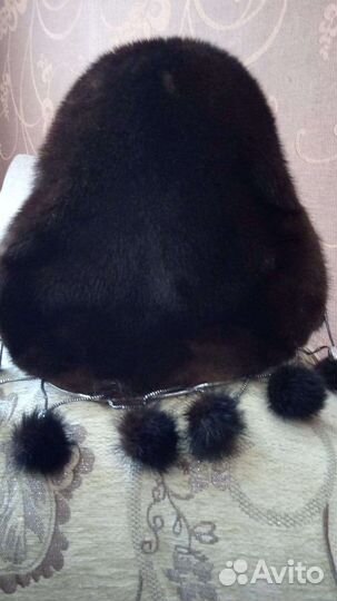 Шапка норковая новая