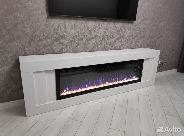 Линейные электрокамины. Камин электрический