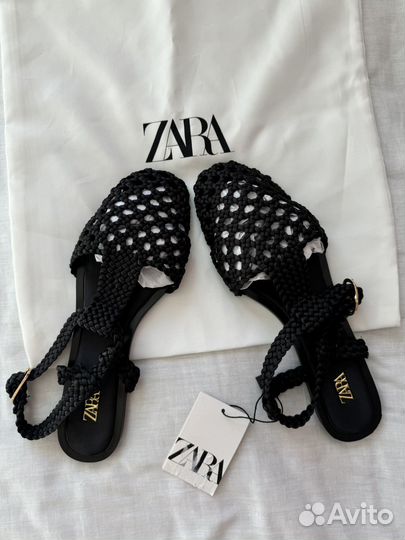 Плетеные балетки Zara 35-42