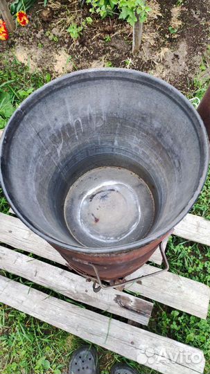 Печка-прачка, печь Буржуйка с баком