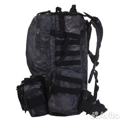 Тактический рюкзак 45 литров, черный питон