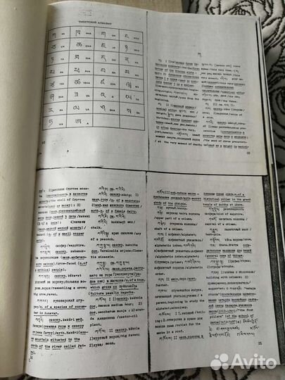 Тибетско-русско-англ словарь с сенскр параллелями