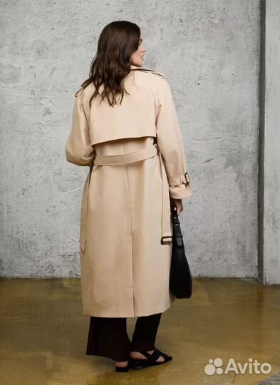 Плащ классический удлиненный тренч