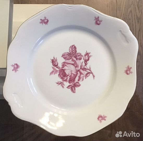 Кофейный сервиз «Роза» Богемия Чехословакия