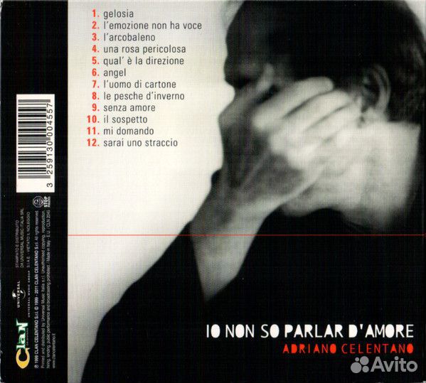 Adriano Celentano - Io Non So Parlar D'Amore (CD)