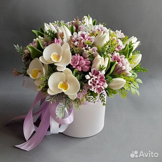 Букет из мыла ручной работы