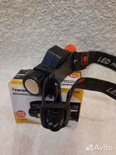 Налобный фонарь акб