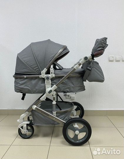 Коляска Luxmom 518 2в1 и 3в1 оплата долями