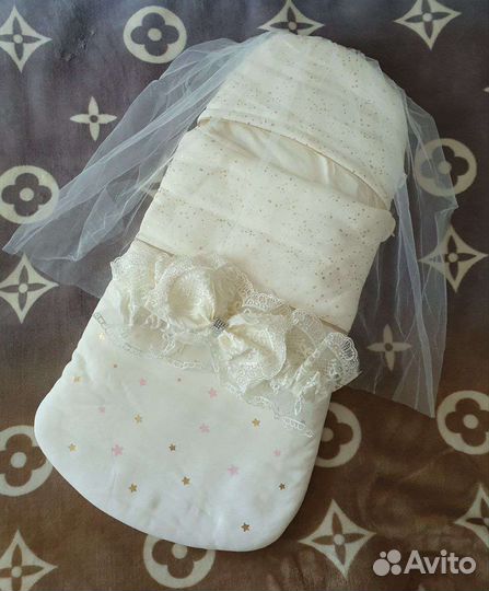 Конверт на выписку летний, для девочки