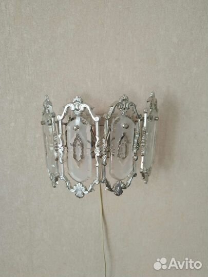 Хрустальное бра СССР