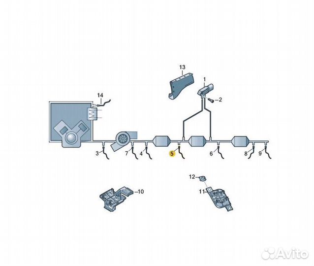 Датчик температурный Skoda Kodiaq dbgc 2019