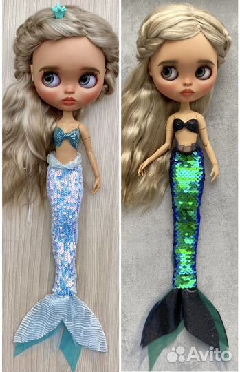 Костюм русалочки для кукол Блайз