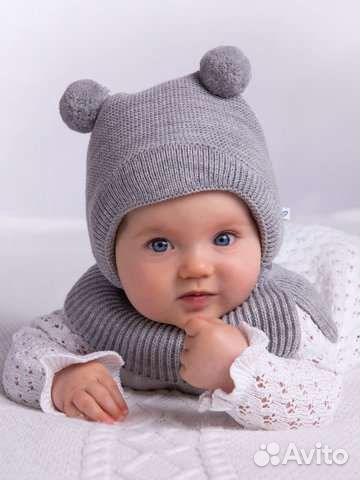 Шапочки капор для малышей