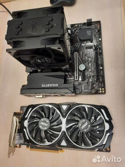 Gigabyte Z490M, i5 10400F, 16Gb 4133 MHz, 1060 3Gb