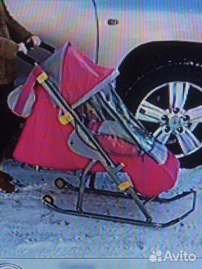 Коляска санки