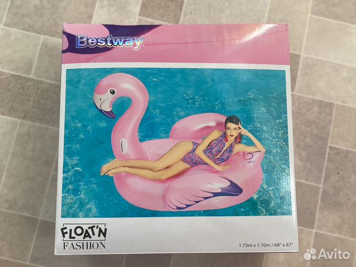 Надувной плот фламинго
