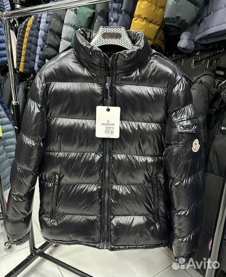 Куртка пуховик Moncler maya с капюшоном