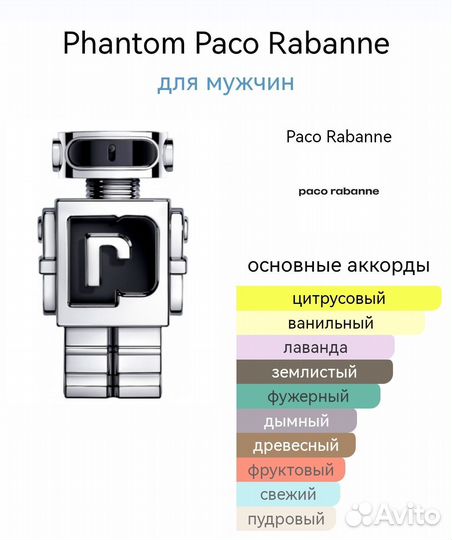 Paco rabanne phantom Тестер