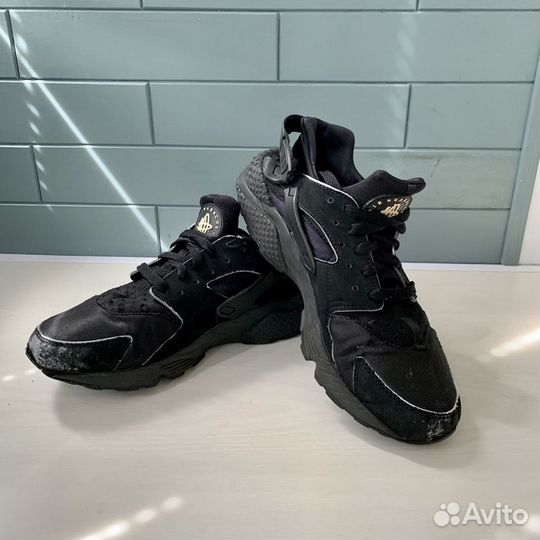 Кроссовки Nike Huarache черные, 41,5р оригинал