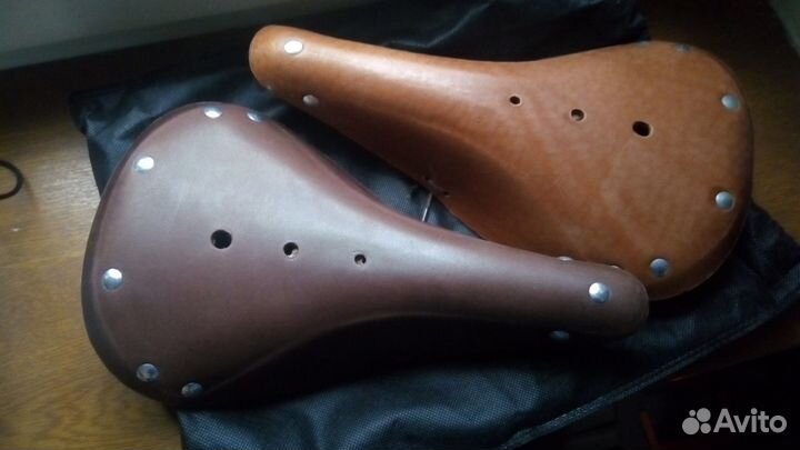 Седло кожаное новое