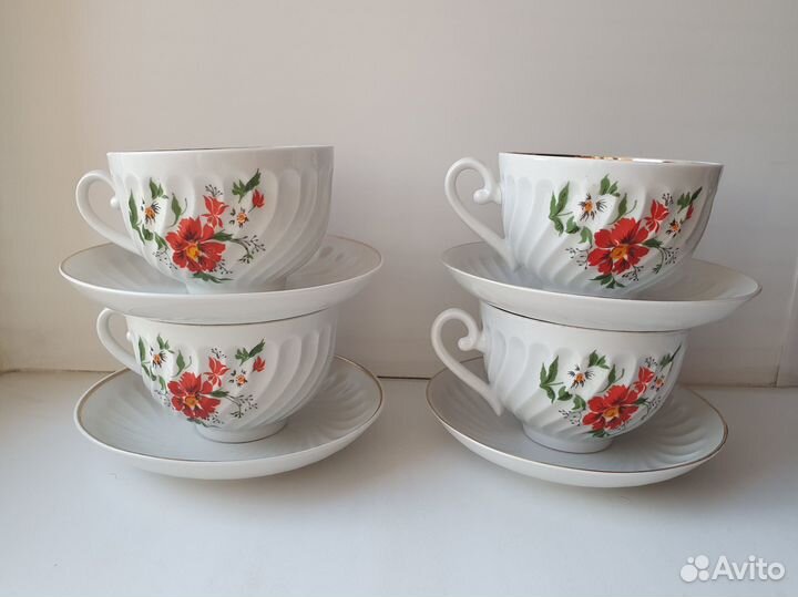 Посуда фарфор Песочное лфз Пролетарий 1950-70г