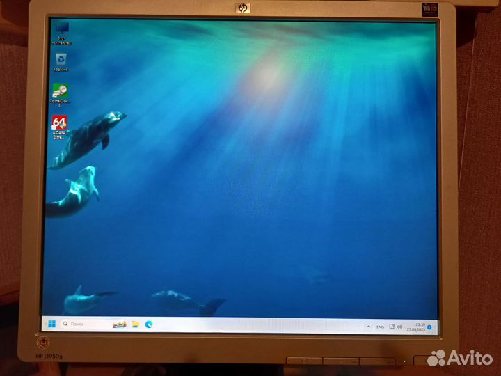 Монитор для компьютера HP 19 дюймов б/у