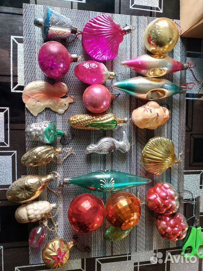 Елочные игрушки СССР