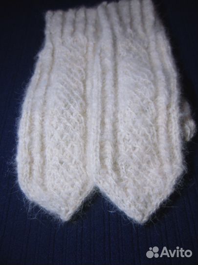 Варежки женские из собачьей шерсти Метелица