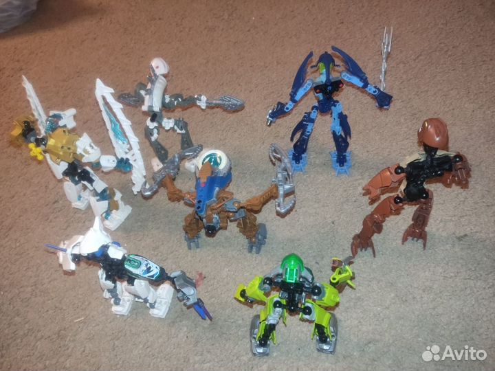 Bionicle kiina 8987, rahkshi 8588, vahki 8617