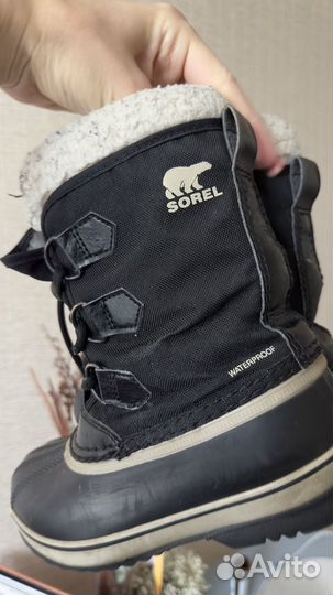 Ботинки зимние sorel 32